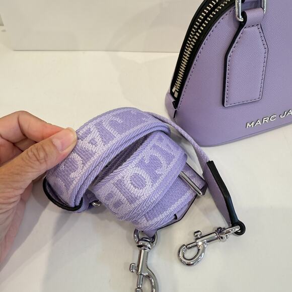 Marc Jacobs Mini Dome Tote Crossbody 4R5SMN004S02 Lilac - Picture 2 of 16